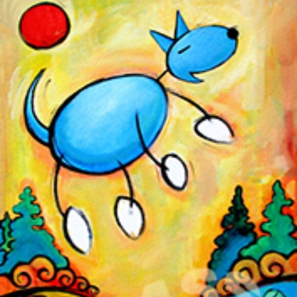 BLISS Dog Lover Wall Art Print on Bamboo Plaque NEW - Picture 3 of 3